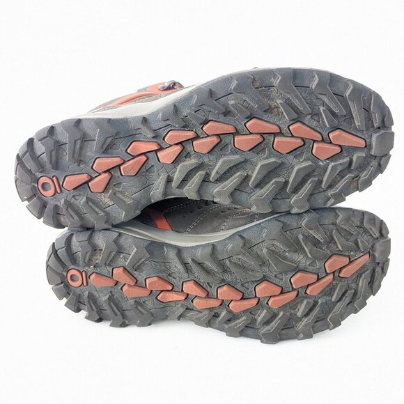 ? Oboz O-fit Leather Hiking Boots w Rubber heavy Duty Tread - Size 8 ?